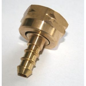 TUERCA METALICA CON JUNTA Y TETILLA 21.8MM