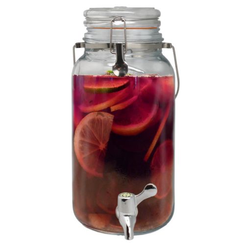 DISPENSADOR BEBIDA CRISTAL CON GRIFO 4L